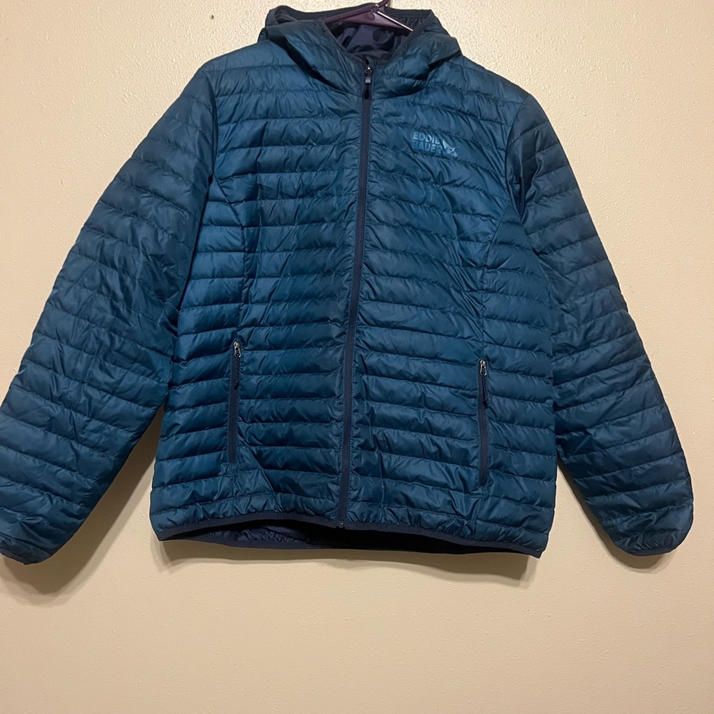 Woman’s Eddie Bauer down jacket Large